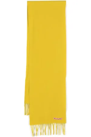 Acne Studios Bufanda con parche del logo