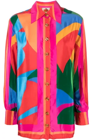 Farm Rio Camisa con estampado abstracto