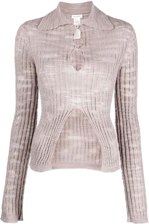 Acne Studios Top tejido con aberturas