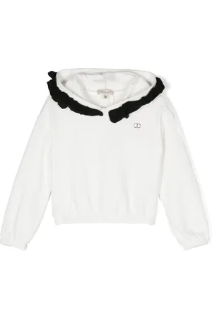 Twin-Set Hoodie con volantes