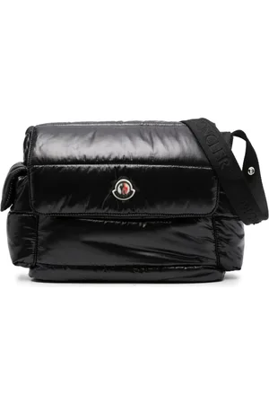 Moncler Bolsa de hombro capitonada con parche del logo