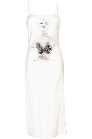 FLEUR DU MAL Slip dress midi Marilyn