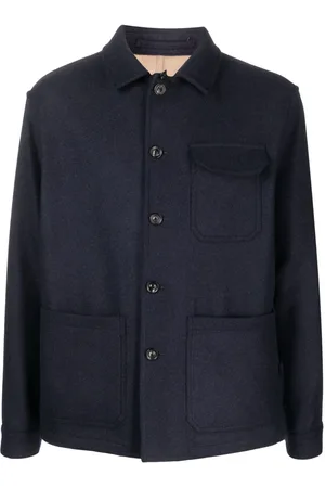 LARDINI Sobrecamisa con cuello italiano