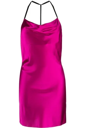 FLEUR DU MAL Slip dress con espalda en T