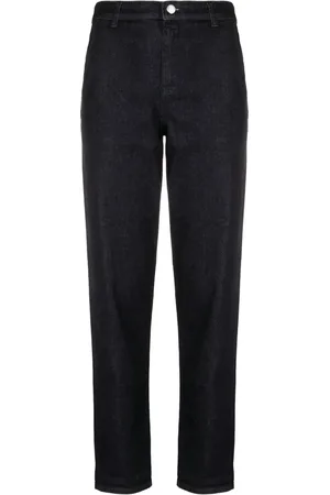 Emporio Armani Jeans ajustados con logo bordado y tiro medio