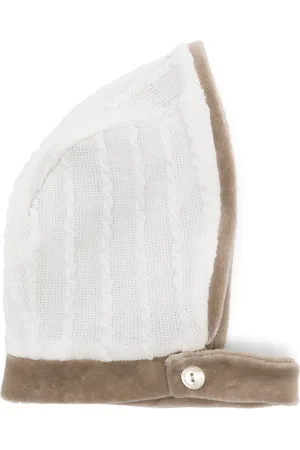 LA STUPENDERIA Gorro en tejido de ochos con botones