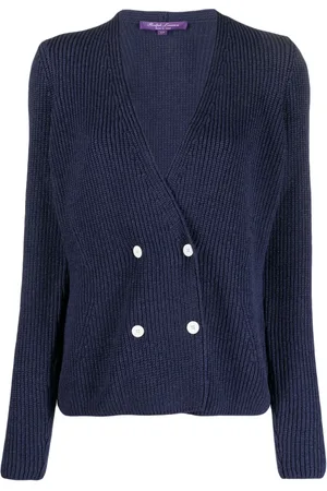 Ralph Lauren Cárdigan con doble botonadura y cuello en V