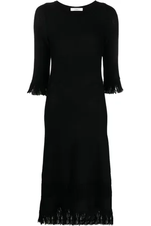 CHARLOTT Vestido tejido con detalle de flecos