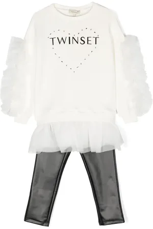 Twin-Set Sudadera con logo estampado
