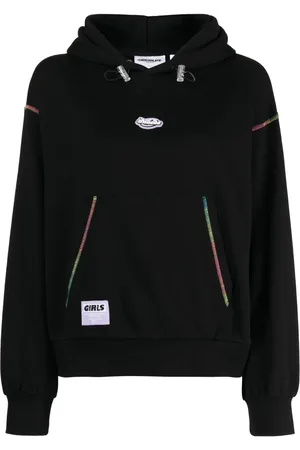 Chocoolate Hoodie con aplique del logo y cordones