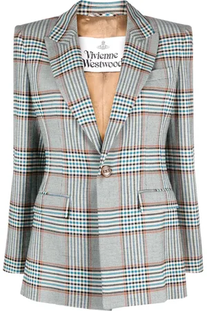 Vivienne Westwood Blazer con botones y cuadros estampados