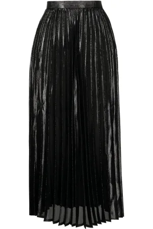 JUNYA WATANABE Falda midi con diseño plisado