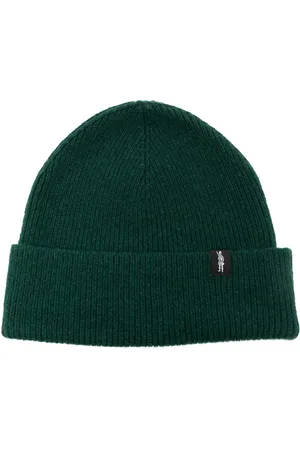 MACKINTOSH Gorro de cachemira con parche del logo