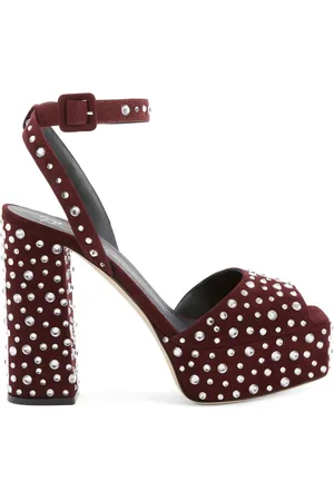 Giuseppe Zanotti Sandalias con detalle de cristal y tacón de 120mm
