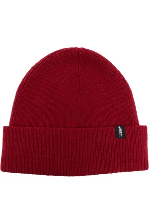 MACKINTOSH Gorro de cachemira con etiqueta del logo