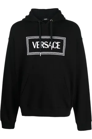 VERSACE Hoodie con logo bordado