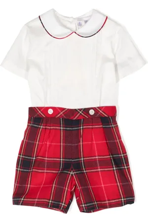 Rachel Riley Shorts con cuadros estampados
