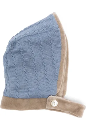 LA STUPENDERIA Gorro tejido con ribete de pelo artificial