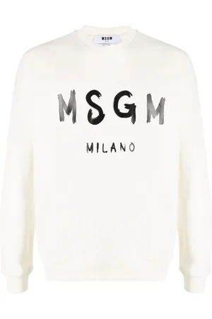 Msgm Sudadera con logo estampado