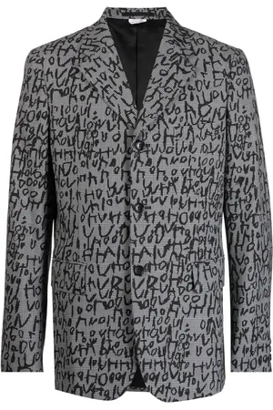 Comme des Garçons Blazer con estampado abstracto