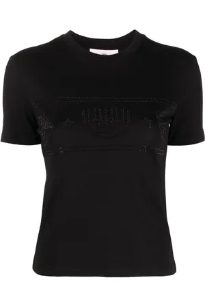 Chiara Ferragni Playera con detalles de cristal