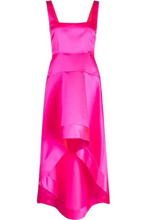 Cynthia Rowley Vestido asimétrico con efecto satinado