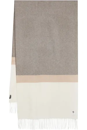 Lady Anne Mascada de cachemira con diseño color block