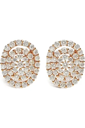 Leo Pizzo Aretes Must Have en oro rosa de 18kt con diamantes