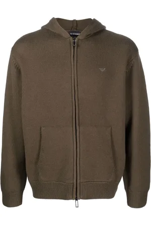 Emporio Armani Hoodie con logo bordado