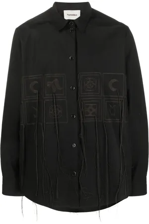 Nanushka Camisa con logo bordado