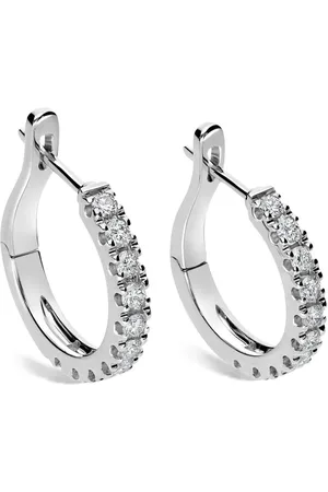 Leo Pizzo Arracadas en oro blanco de 18kt con diamantes