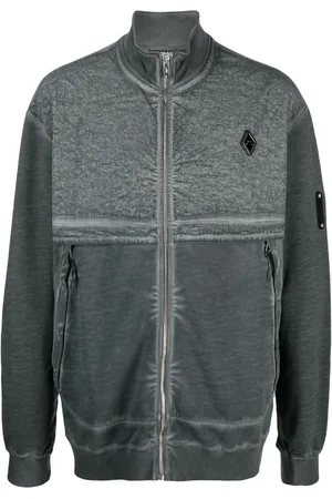A-cold-wall* Sudadera con cierre y efecto lavado