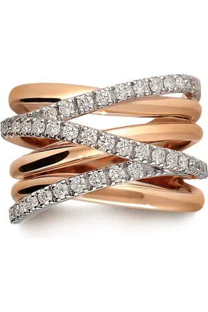 Leo Pizzo Anillo Waves en oro amarillo de 18kt
