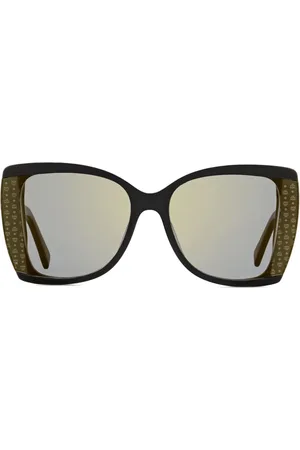 MCM Lentes de sol con armazón estilo mariposa y micas oscuras