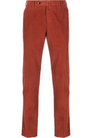 PT Torino Pantalones chinos de pana con pinzas