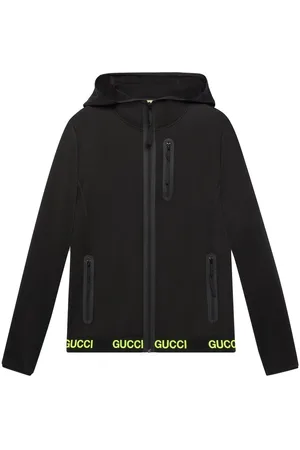 Gucci Chamarra con capucha y logo estampado