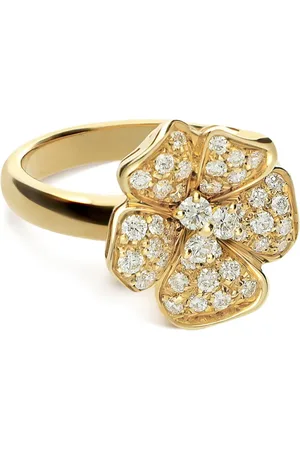 Leo Pizzo Anillo en oro amarillo de 18kt con diamante