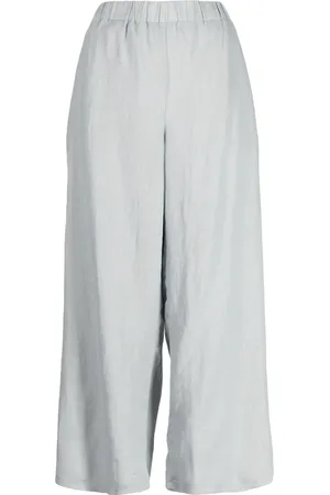 Eileen Fisher Pantalones capri con diseño ancho