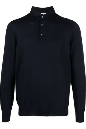 LARDINI Playera tipo polo de tejido fino