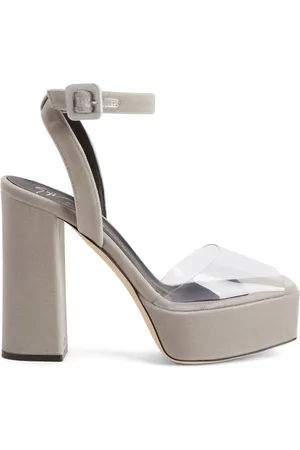Giuseppe Zanotti Sandalias New Betty Plexi con tacón de 120mm