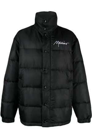 Moschino Chamarra capitonada con logo bordado