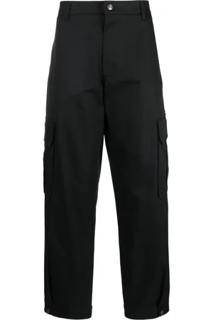 Moschino Pantalones anchos con logo bordado