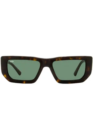 MCM Lentes de sol 726S con armazón rectangular y logo grabado