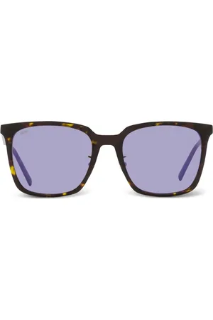 MCM Lentes de sol 714SA con armazón rectangular estilo carey