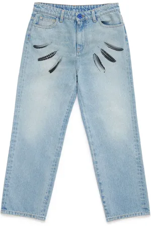 MARCELO BURLON Jeans Wind Feathers