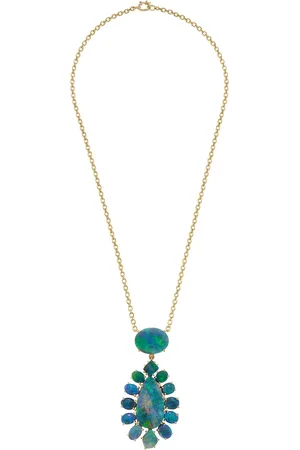Irene Neuwirth Collar en oro amarillo de 18kt con ópalo
