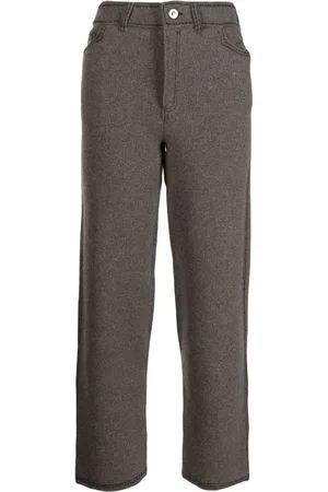 Barrie Pantalones tejidos rectos
