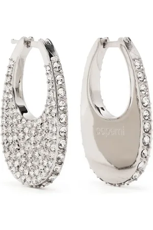 COPERNI Aretes Swipe mediano con detalles de cristal
