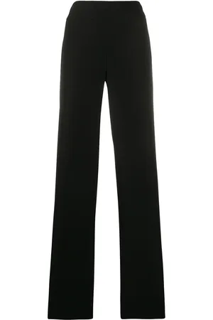 Emporio Armani Pantalones anchos con tiro alto