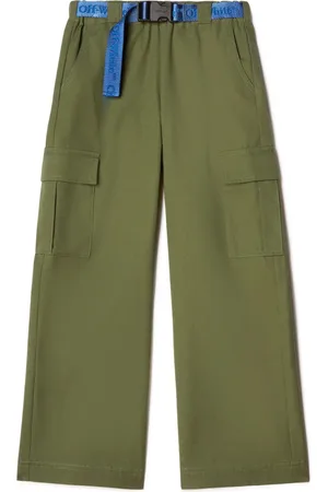 OFF-WHITE Pantalones cargo Bookish con cinturón del logo